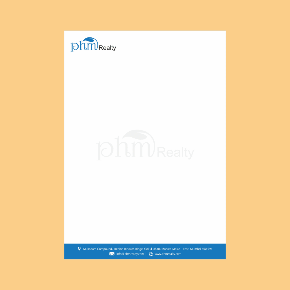 PHM Realty - Letterhead Design